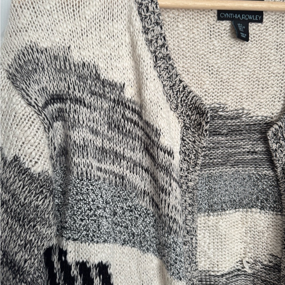 Patterned duster cardigan - Picture 4 of 4